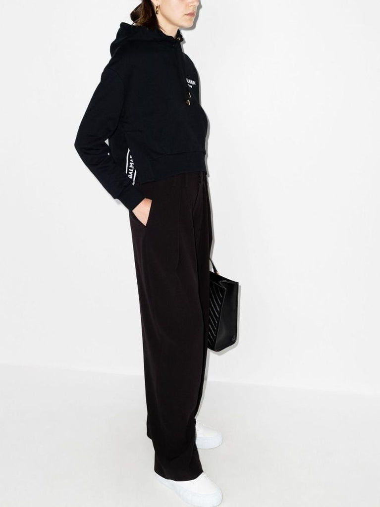 Logo Cotton Hoodie