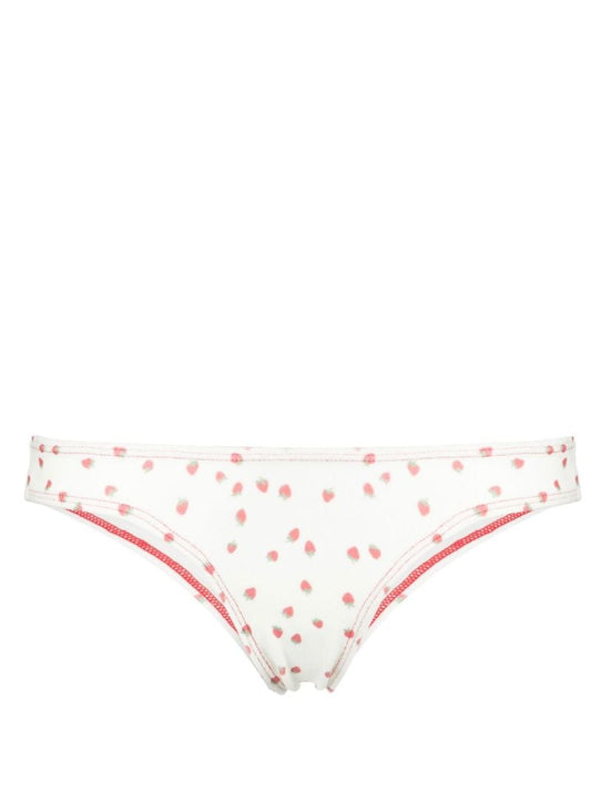 Pink Katarina Floral Terry Bikini Bottoms