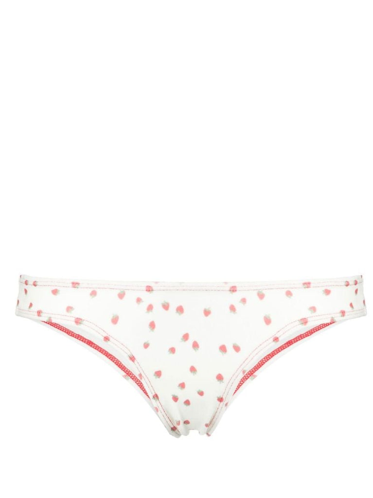 Pink Katarina Floral Terry Bikini Bottoms