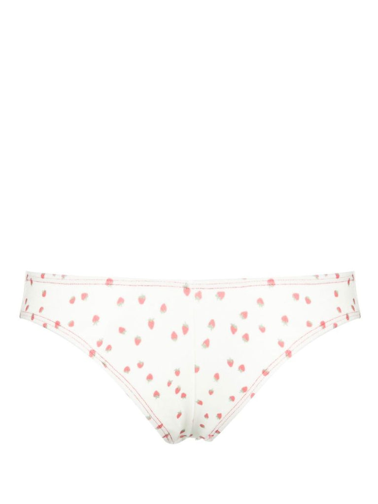 Pink Katarina Floral Terry Bikini Bottoms