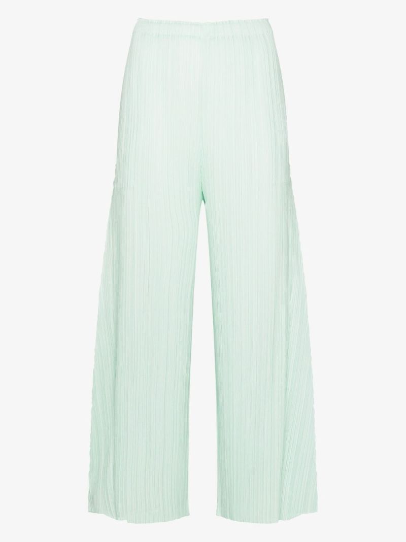 Green Monthly Colours May PlissÃ_x0083_Â© Trousers