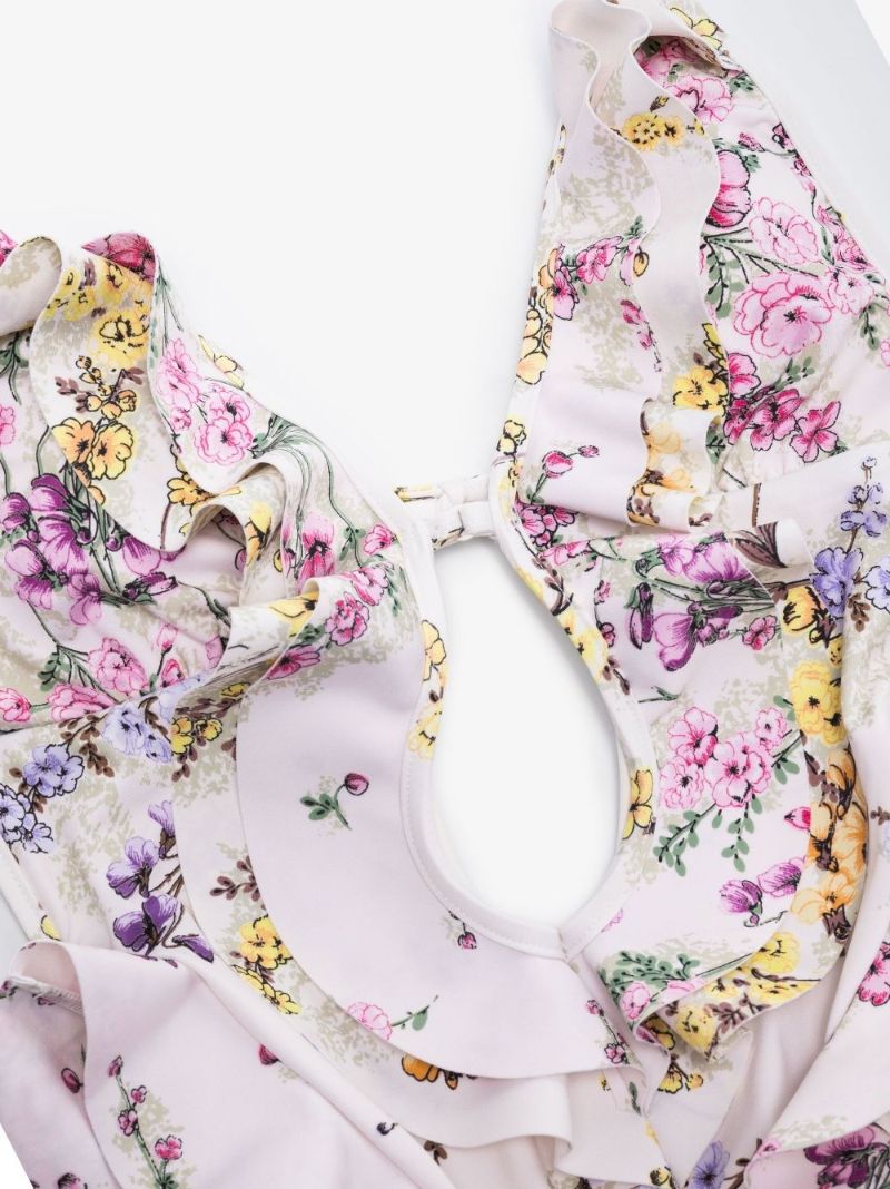 Neutral Jude Waterfall Frill Swimsuit