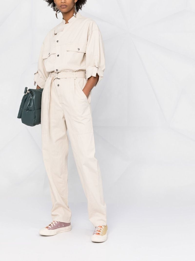 Neutra Kendra Belted Cotton Jumpsuit