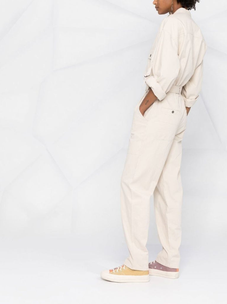 Neutra Kendra Belted Cotton Jumpsuit