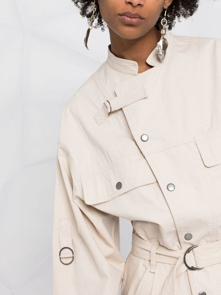 Neutra Kendra Belted Cotton Jumpsuit