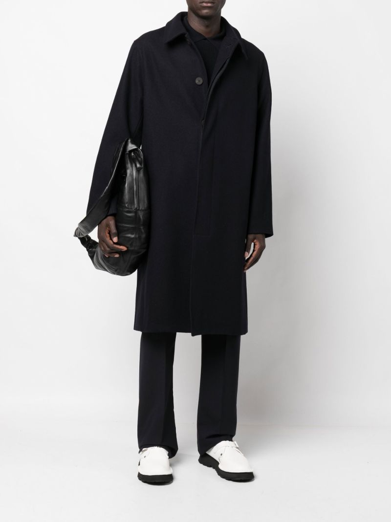 Blue Mondial Mid-length Coat