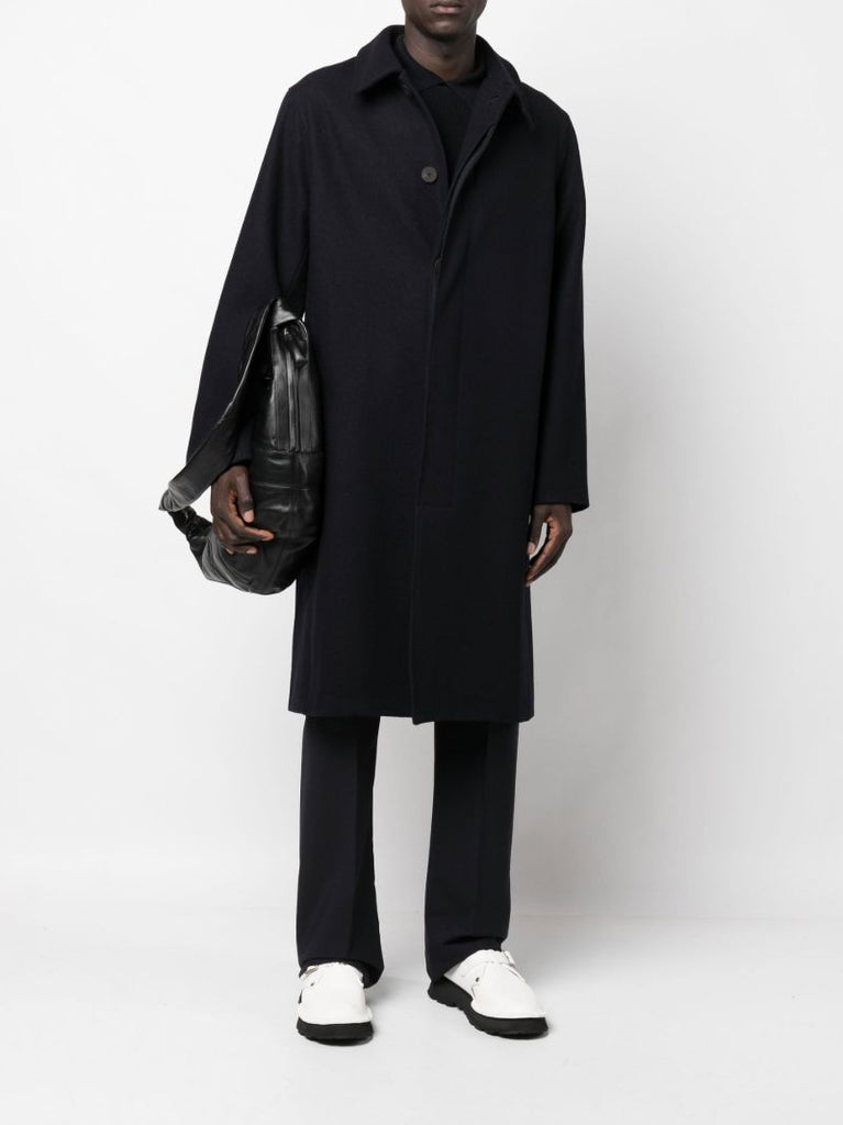 Blue Mondial Mid-length Coat