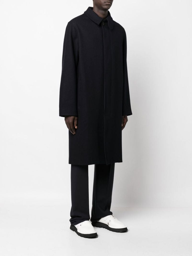 Blue Mondial Mid-length Coat