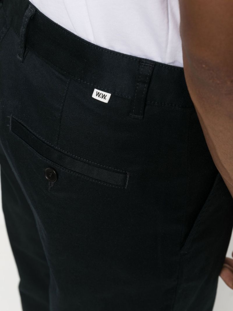 Black Stefan Tapered Trousers