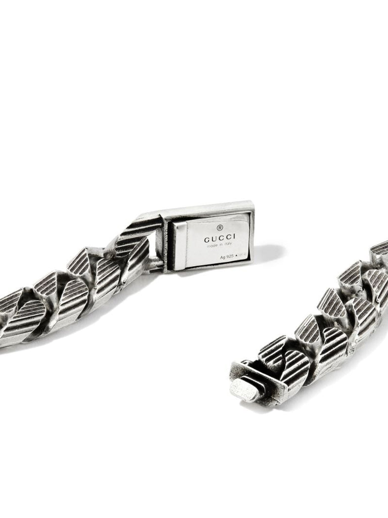 Sterling Silver Enamel Tag Necklace