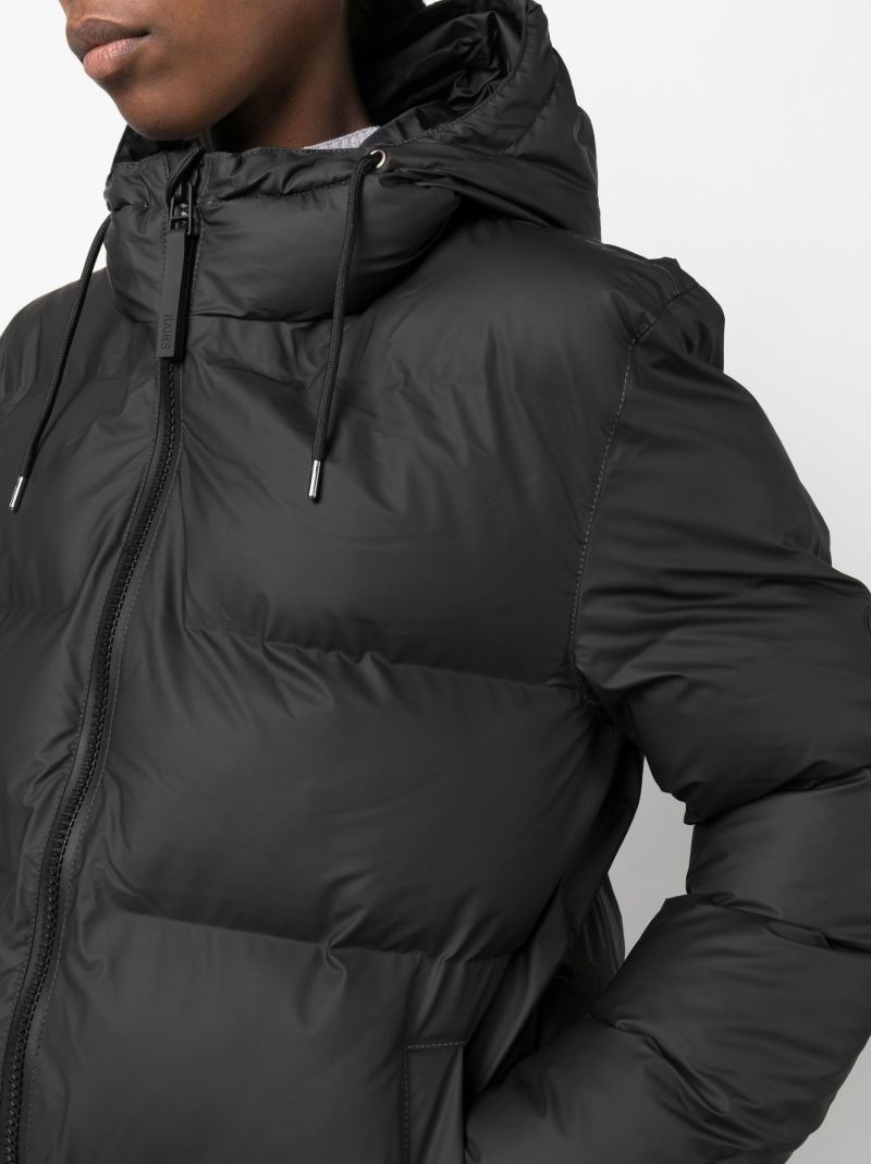 Black Long Puffer Coat
