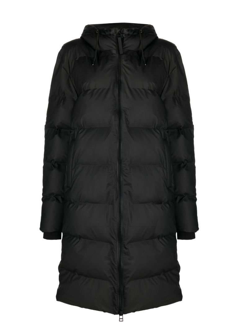 Black Long Puffer Coat