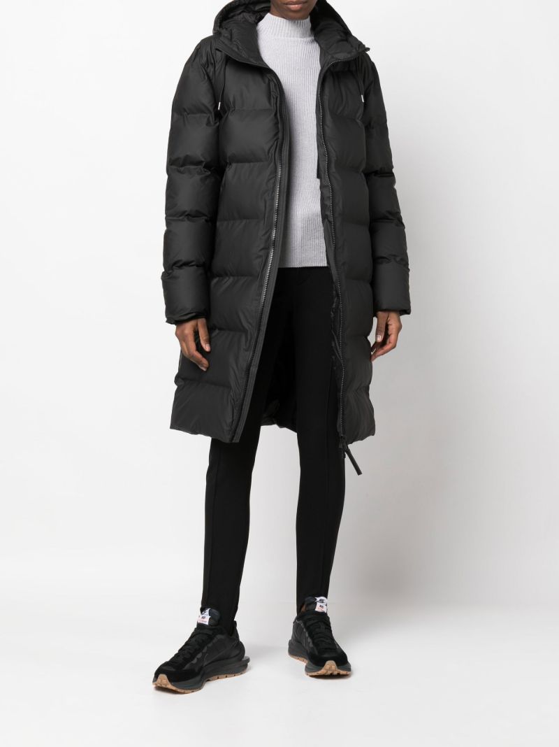 Black Long Puffer Coat