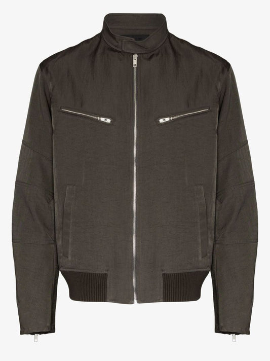 Green Moto Flight Jacket