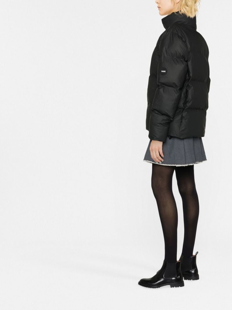 Black Boxy Puffer Jacket