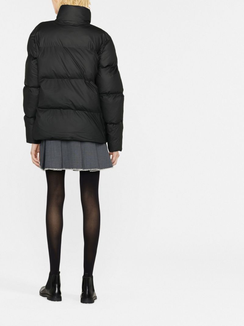 Black Boxy Puffer Jacket