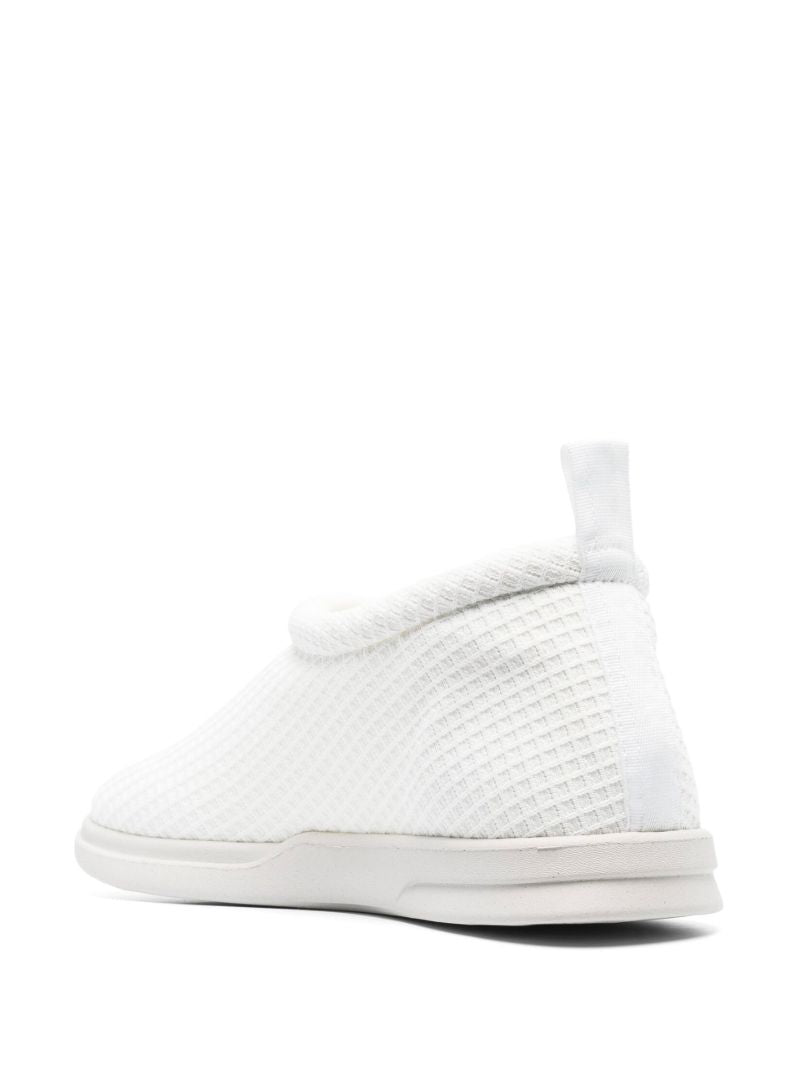 White Guru Waffle Slippers