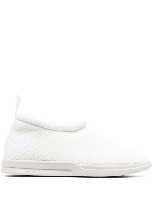 White Guru Waffle Slippers