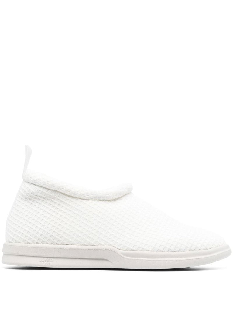 White Guru Waffle Slippers