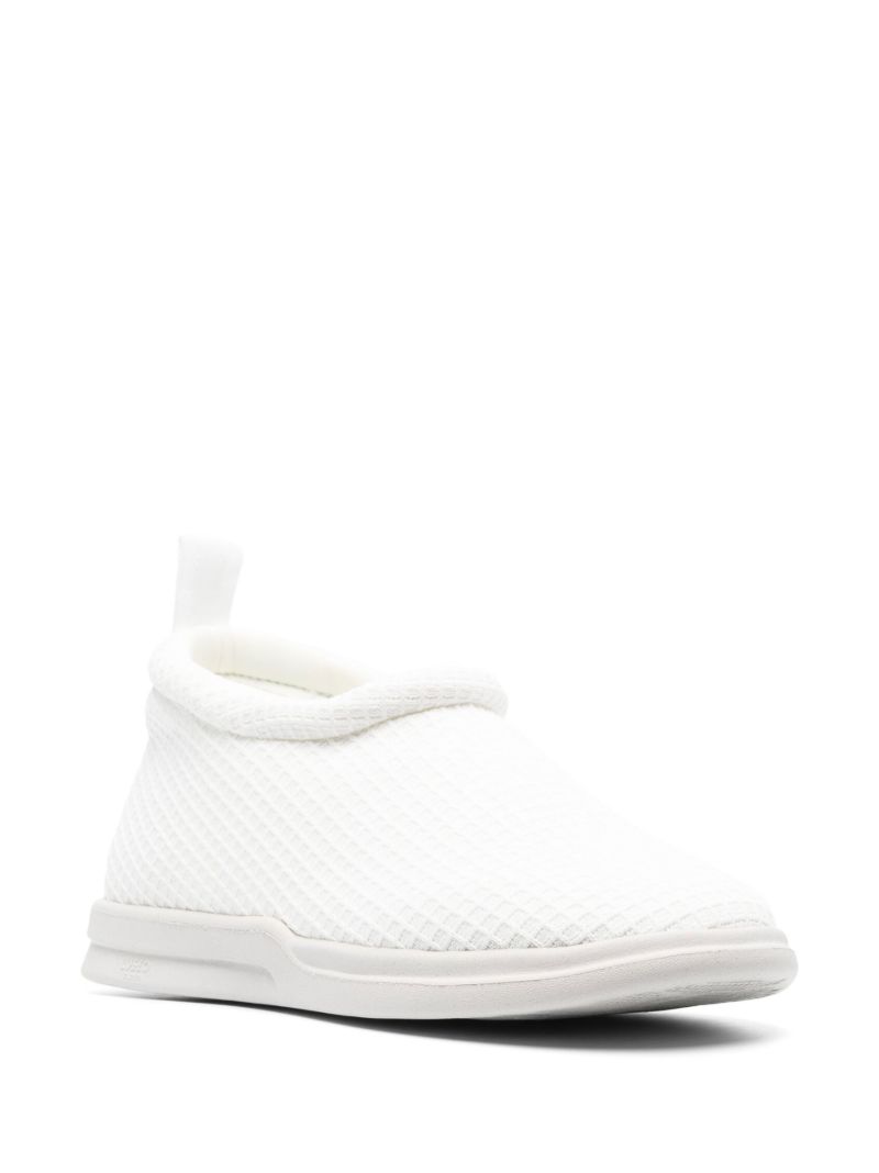 White Guru Waffle Slippers