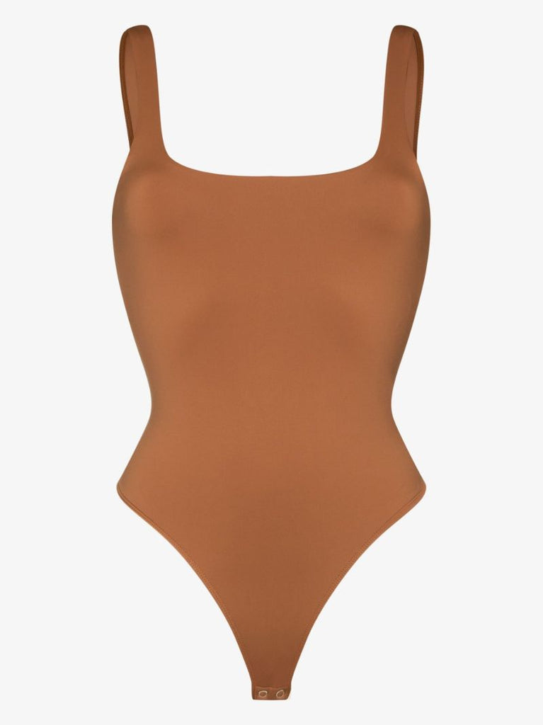 Brown Core Scuba Bodysuit