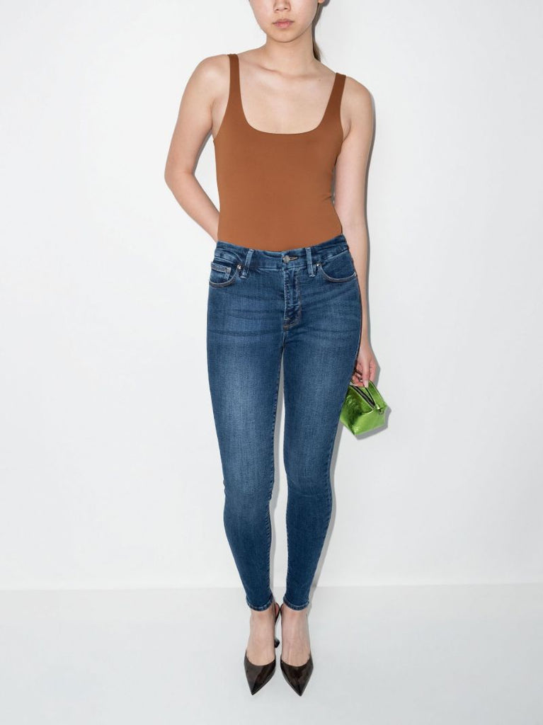 Brown Core Scuba Bodysuit