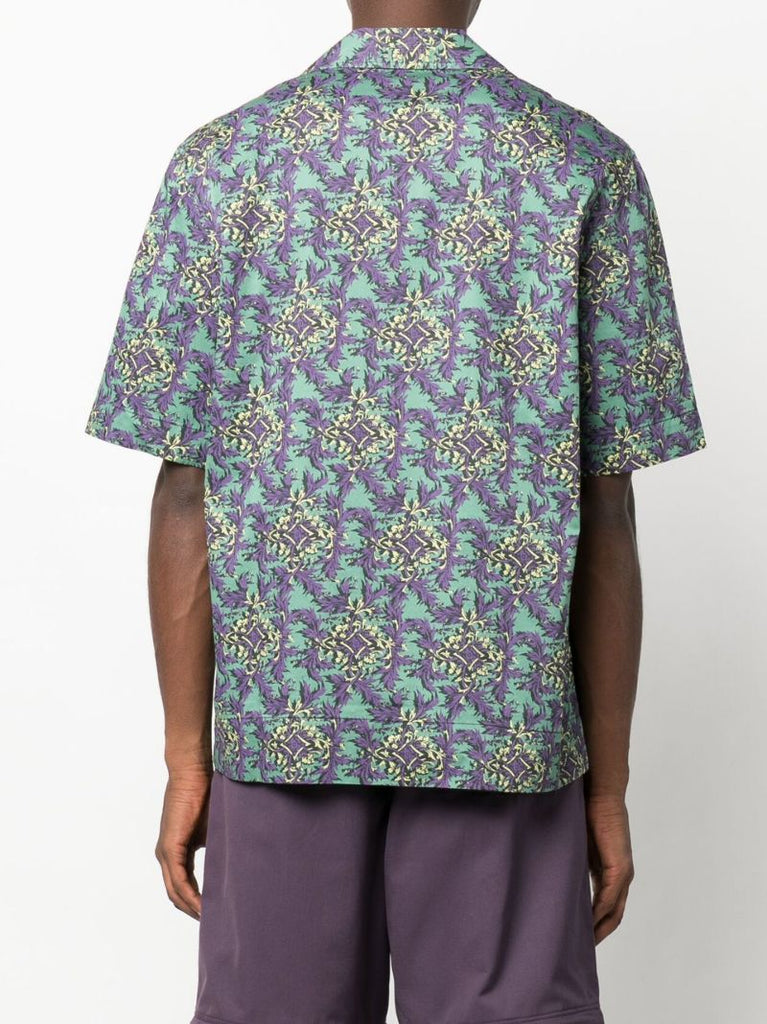 Green Johan Printed Short Sleeve Shirt