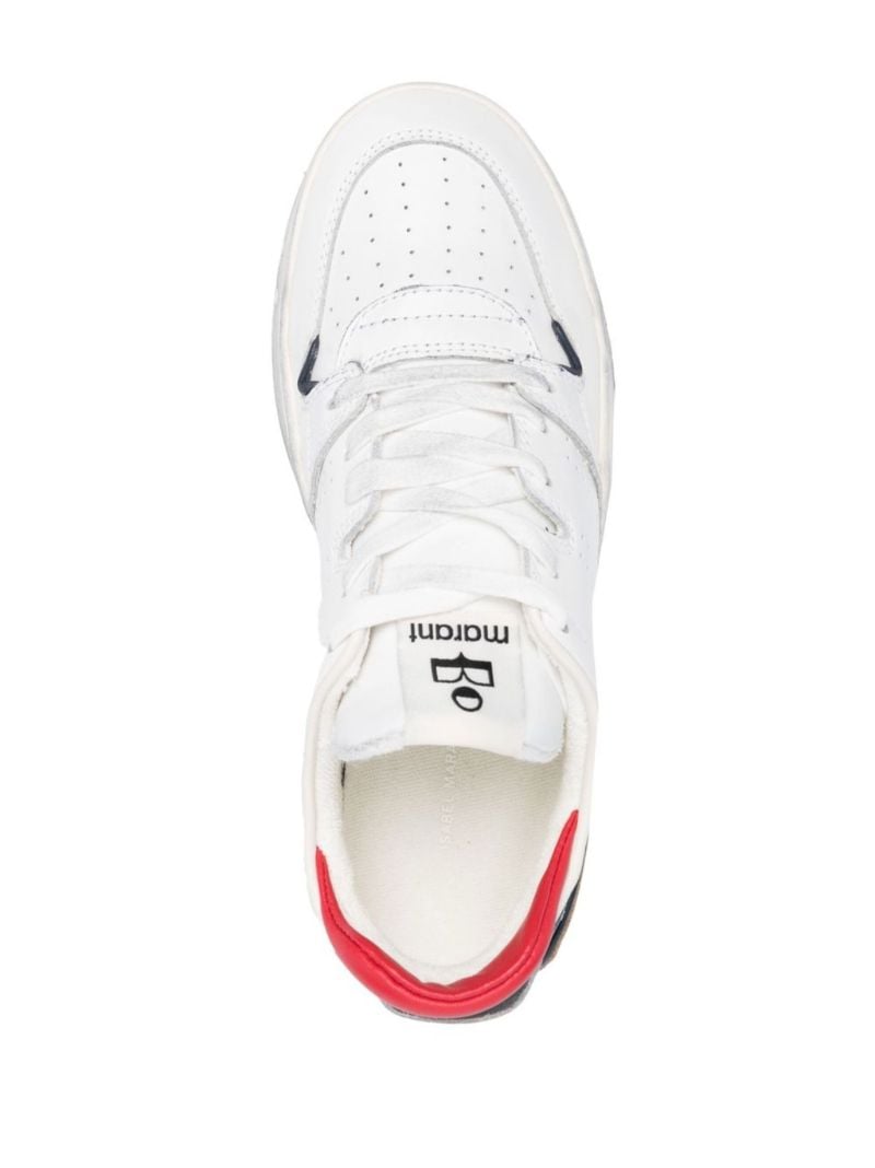 White Emree Leather Sneakers