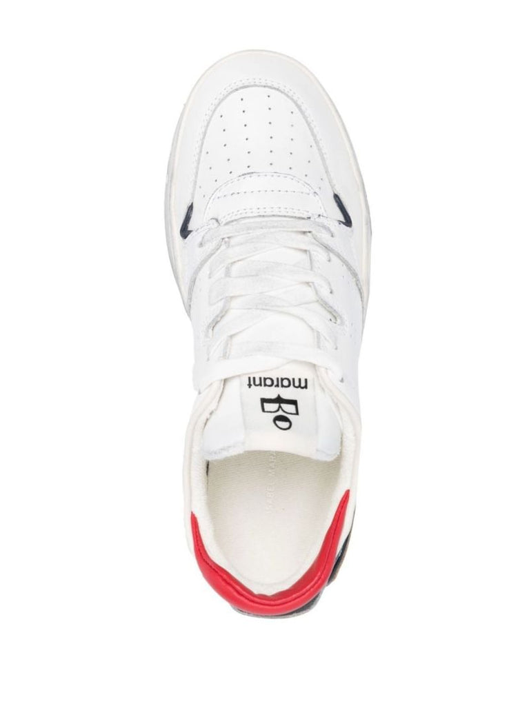 White Emree Leather Sneakers
