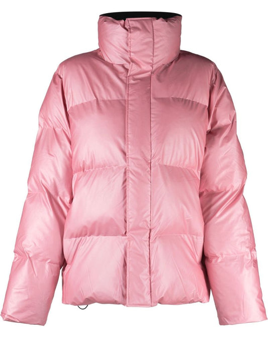Pink Boxy Puffer Jacket