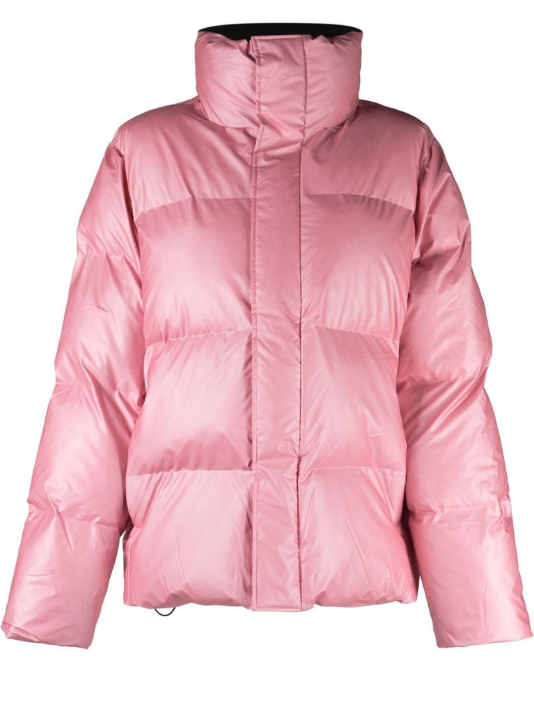 Pink Boxy Puffer Jacket