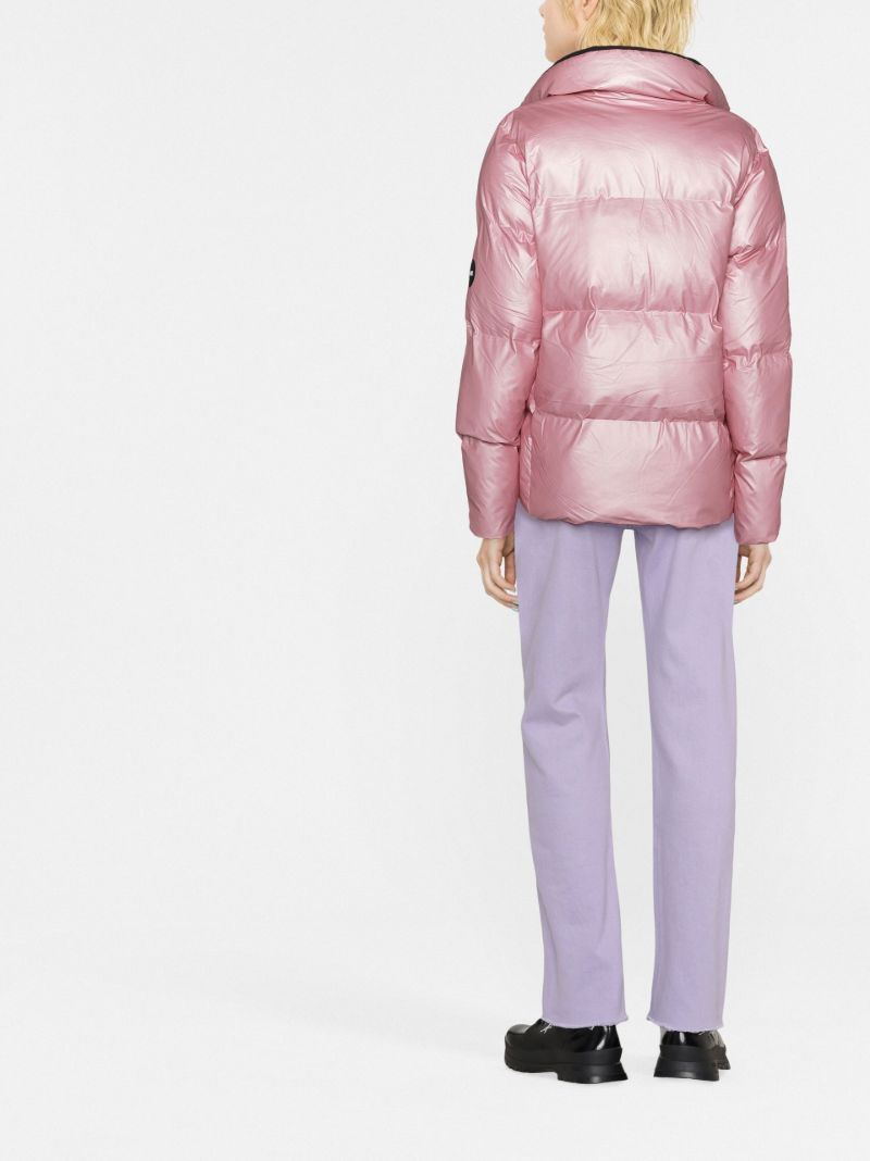 Pink Boxy Puffer Jacket