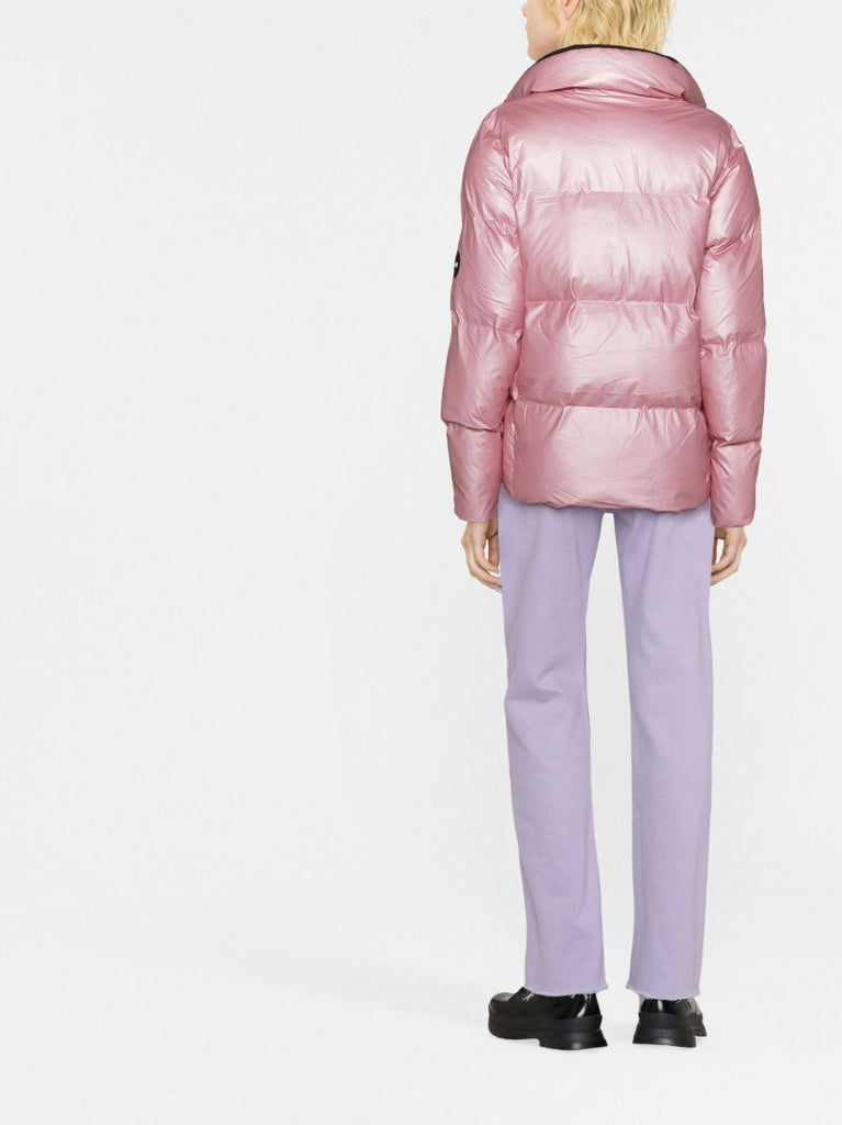 Pink Boxy Puffer Jacket