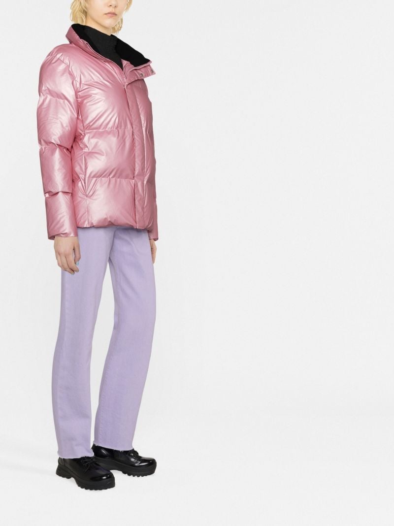 Pink Boxy Puffer Jacket
