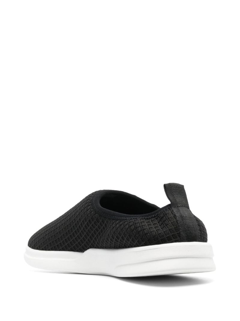 Black Gehry Waffle Slippers