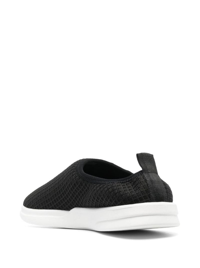 Black Gehry Waffle Slippers