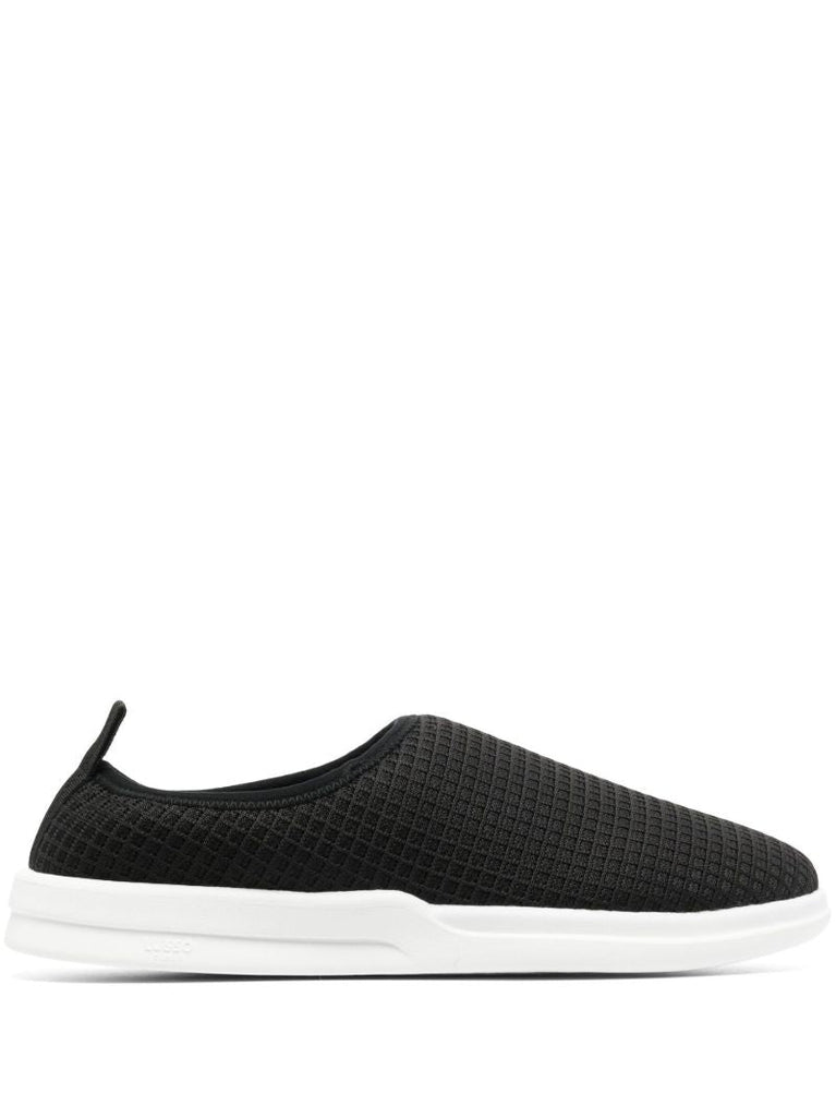 Black Gehry Waffle Slippers