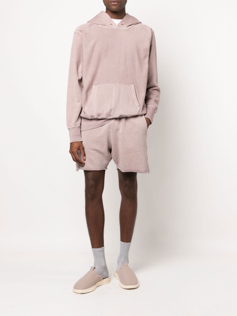 Pink Heavyweight Cotton Fleece Hoodie