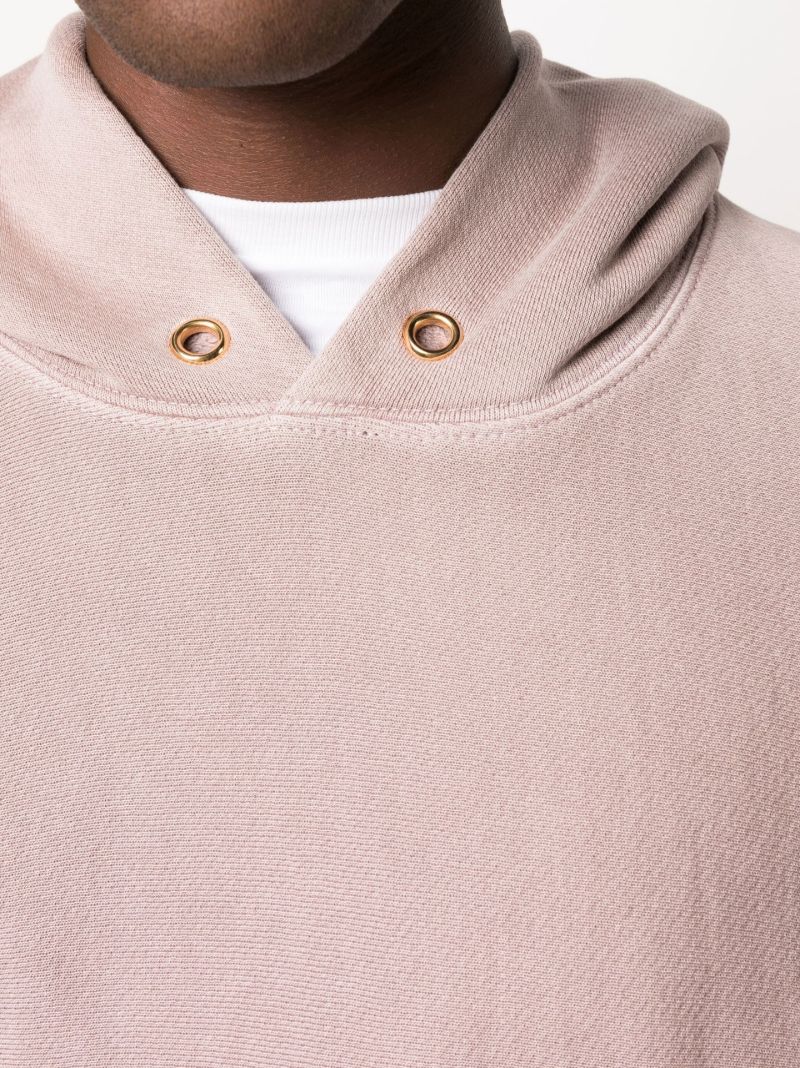 Pink Heavyweight Cotton Fleece Hoodie