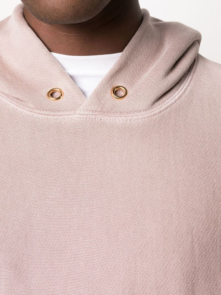 Pink Heavyweight Cotton Fleece Hoodie