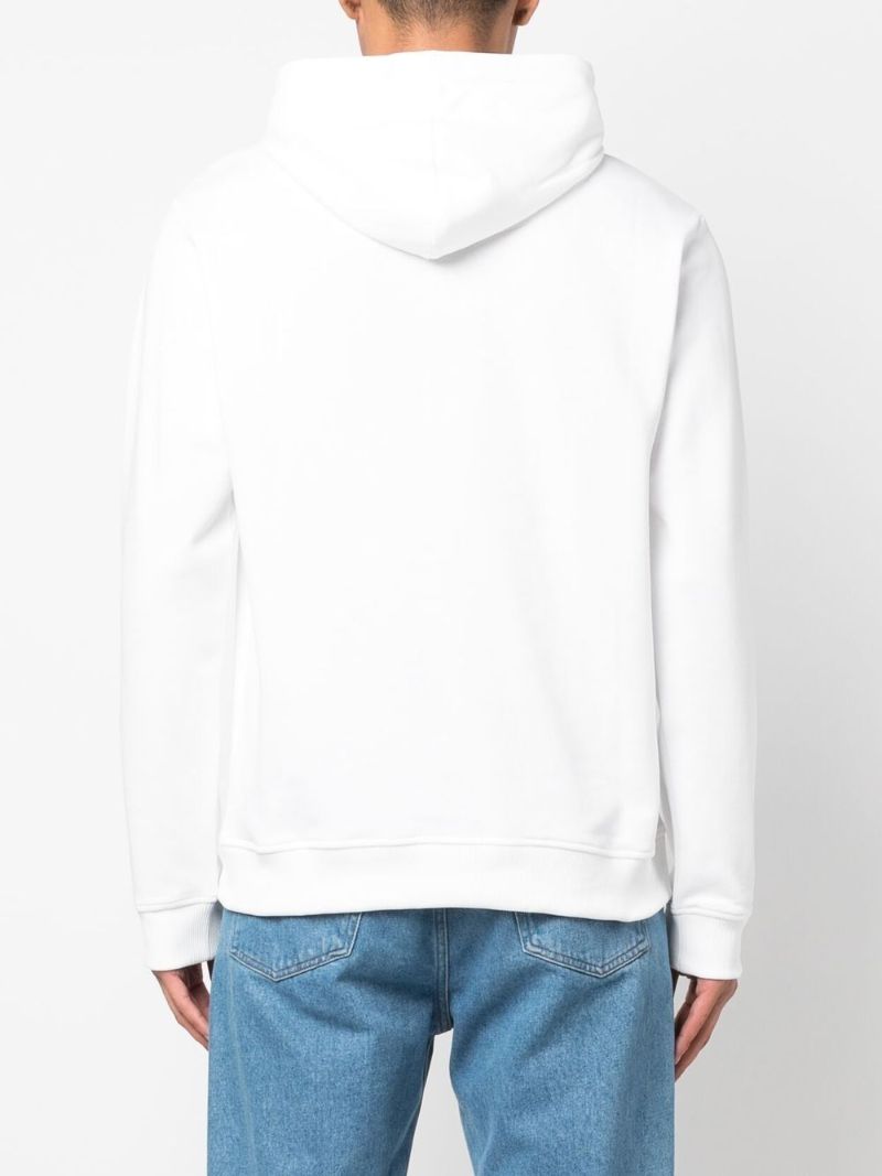 White Tiger Logo Cotton Hoodie