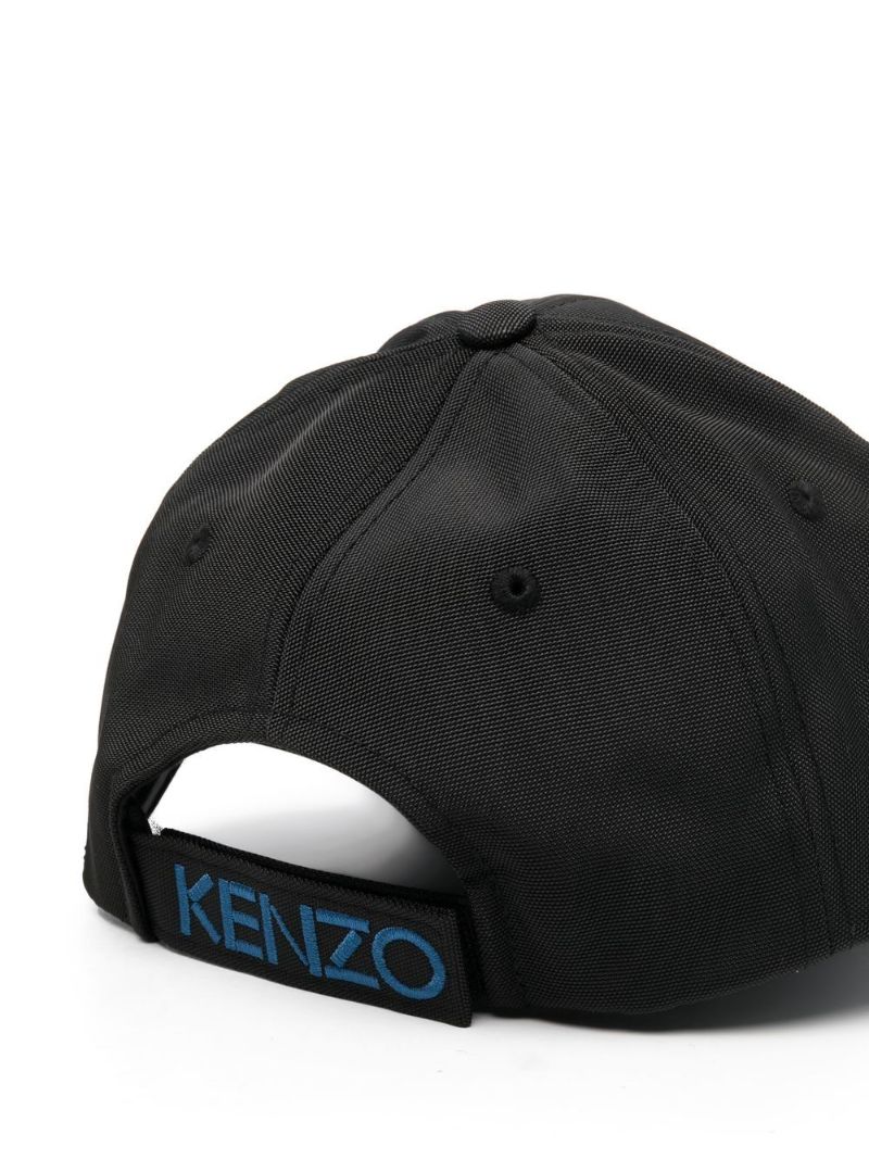 Black Tiger-embroidered Baseball Cap