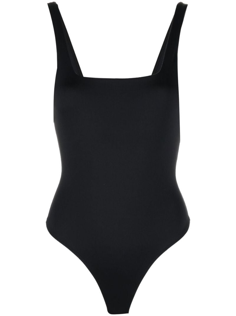 Black Core Scuba Square Neck Bodysuit