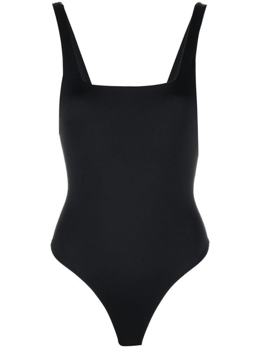 Black Core Scuba Square Neck Bodysuit