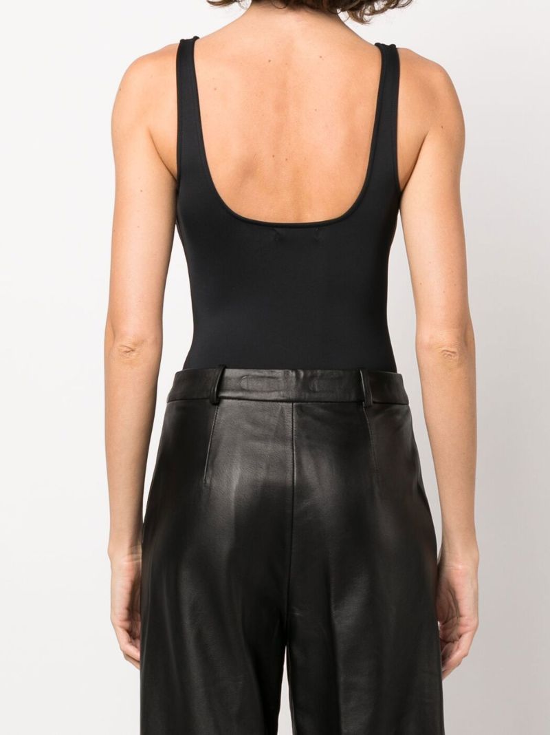 Black Core Scuba Square Neck Bodysuit
