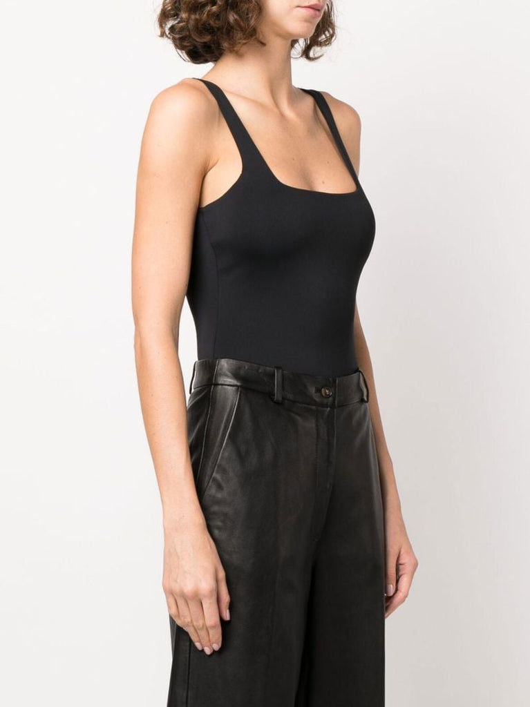 Black Core Scuba Square Neck Bodysuit