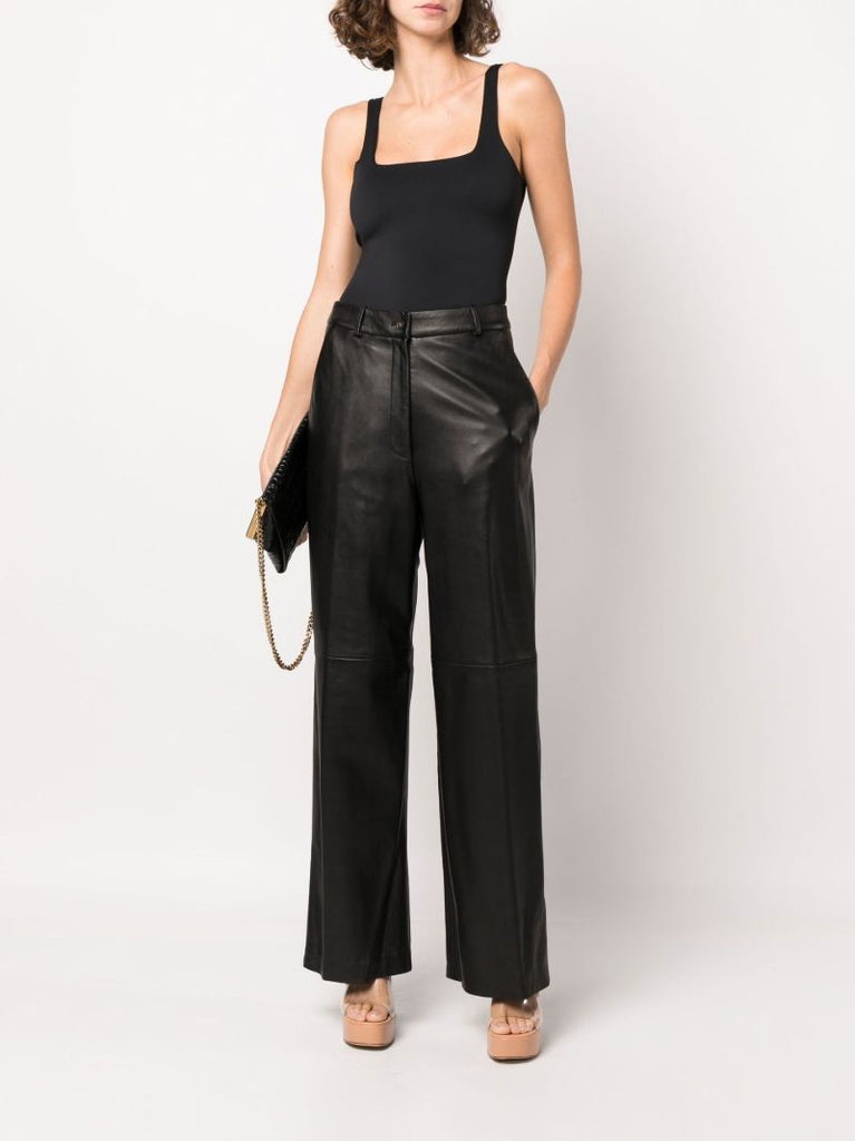 Black Core Scuba Square Neck Bodysuit