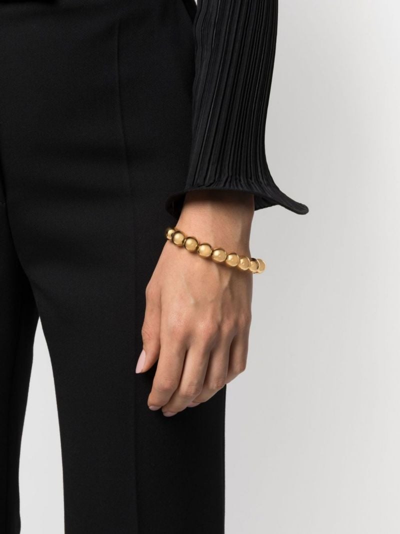 Gold-tone Beaded Bracelet