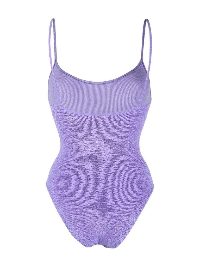 Purple Pamela Crinkle Swimsuit