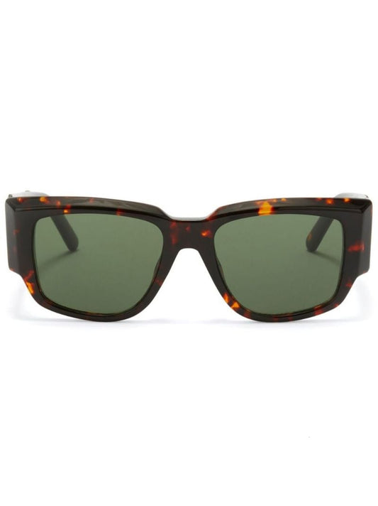 Green Peri Square Sunglasses